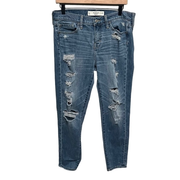 Abercrombie & Fitch Distressed Skinny Jeans - Picture 1 of 11